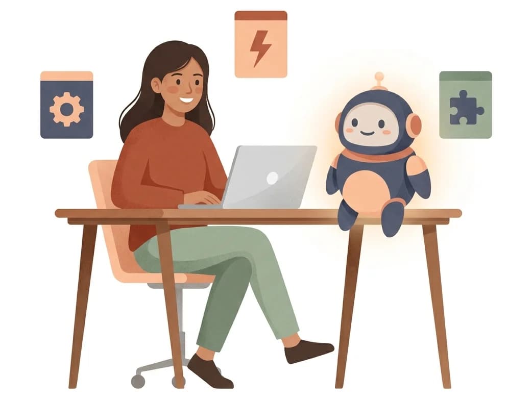 Ilustrasi kelas Maksimalkan Semua Fitur di Claude, dan buat AI Agent pertama kamu